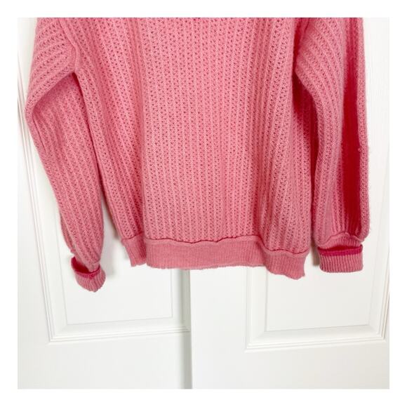 Kilte Collection Tipped V-neck Cashmere Alpaca Sweater NWOT - Picture 3 of 9